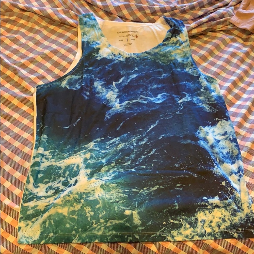 American republic large tank top
